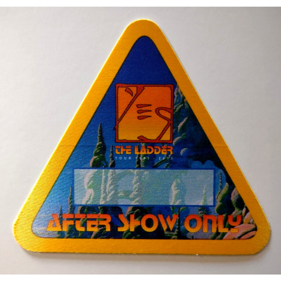 Yes Backstage Pass Fabric Cloth 1999-2000 The Ladder Tour Progressive Rock Orig - Picture 2 of 2